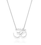 Unity Om Large Necklace Silver